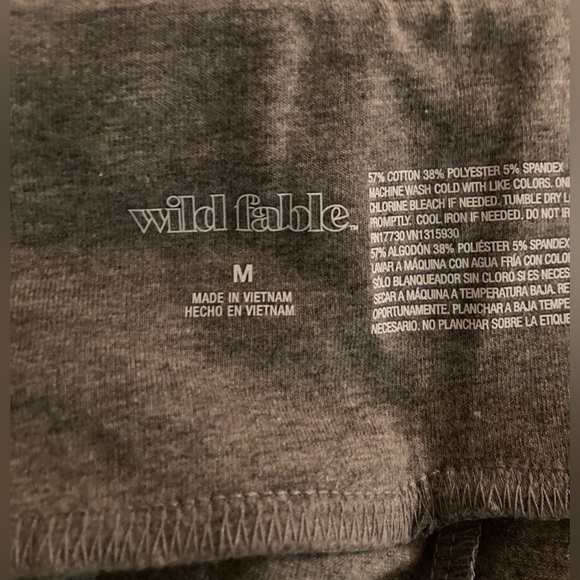 Wild Fable Gray Joggers Athletic CottonBlend Soft Runners Shorts Medium NWT - Picture 6 of 9